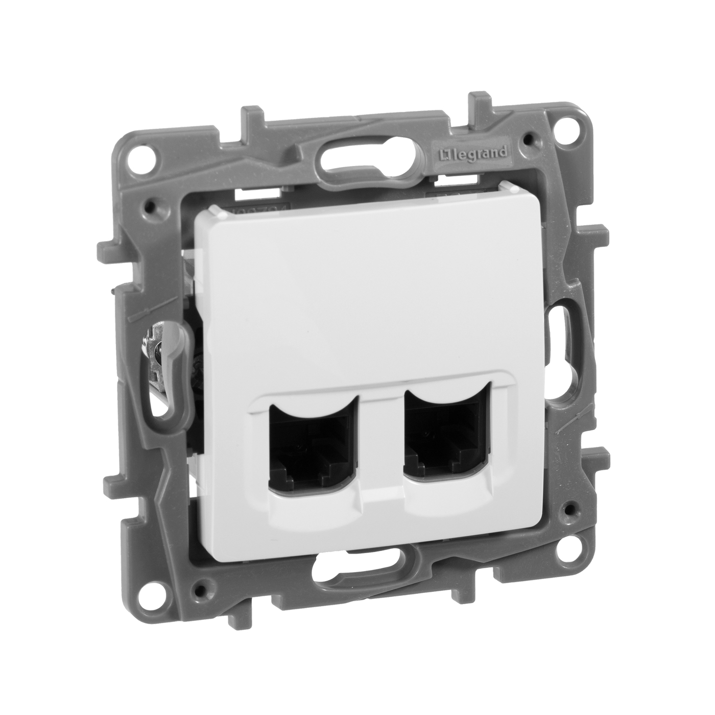 

Розетка комп Legrand Etika 2-ая RJ45, кат 5е UTP 5шт 672255.5, Белый