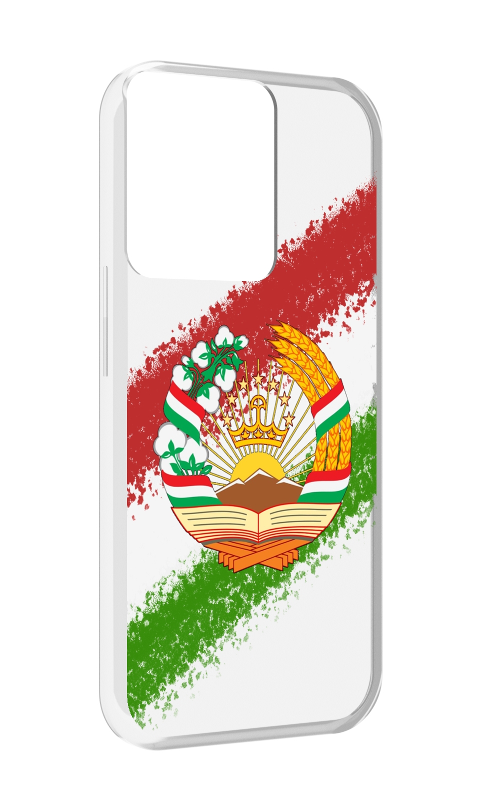 

Чехол MyPads герб флаг Таджикистана для OPPO Reno 8, Прозрачный, Tocco