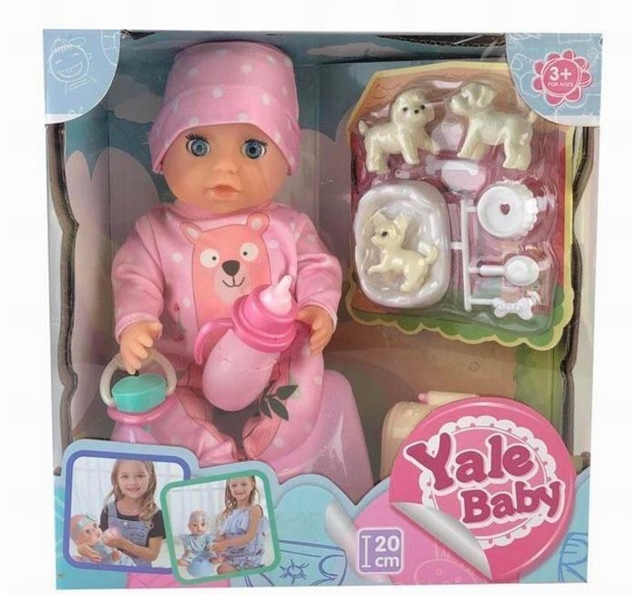 

Пупс Yale Baby 1991MYL с аксесс. в кор.