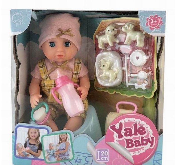 

Пупс Yale Baby 1991RYL с аксесс. в кор.