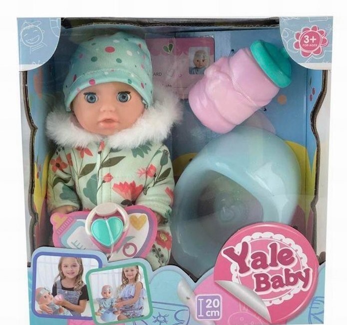 

Пупс Yale Baby 1992SYL с аксесс. в кор.