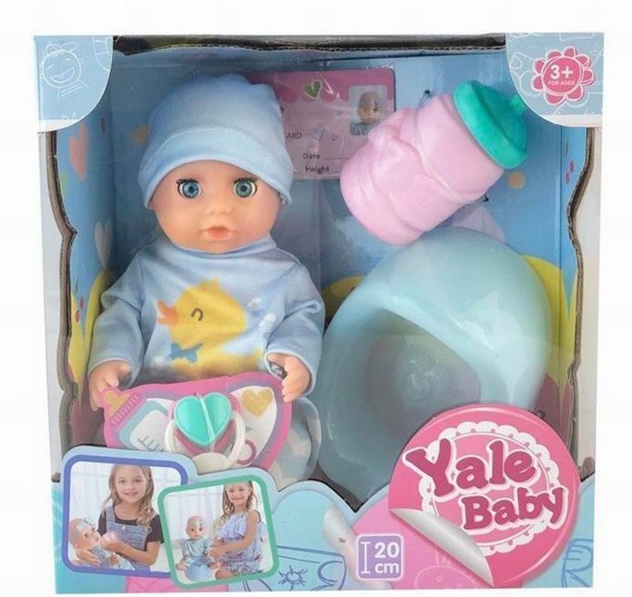 

Пупс Yale Baby 1992VYL с аксесс. в кор.