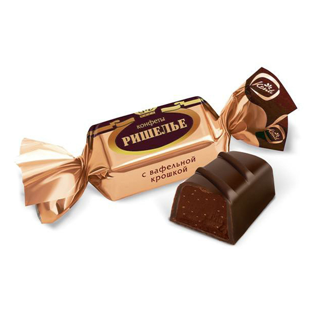 Конфеты шоколадные Konti Ришелье с вафельной крошкой