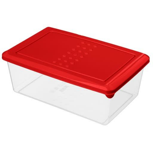 

Контейнер для продуктов "Asti" прямоугольный 1,05л красный