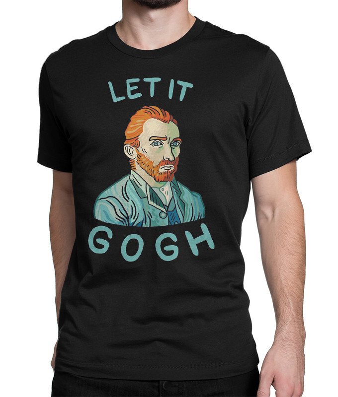 фото Футболка мужская dream shirts винсент ван гог - let it gogh 9899082222 черная xs