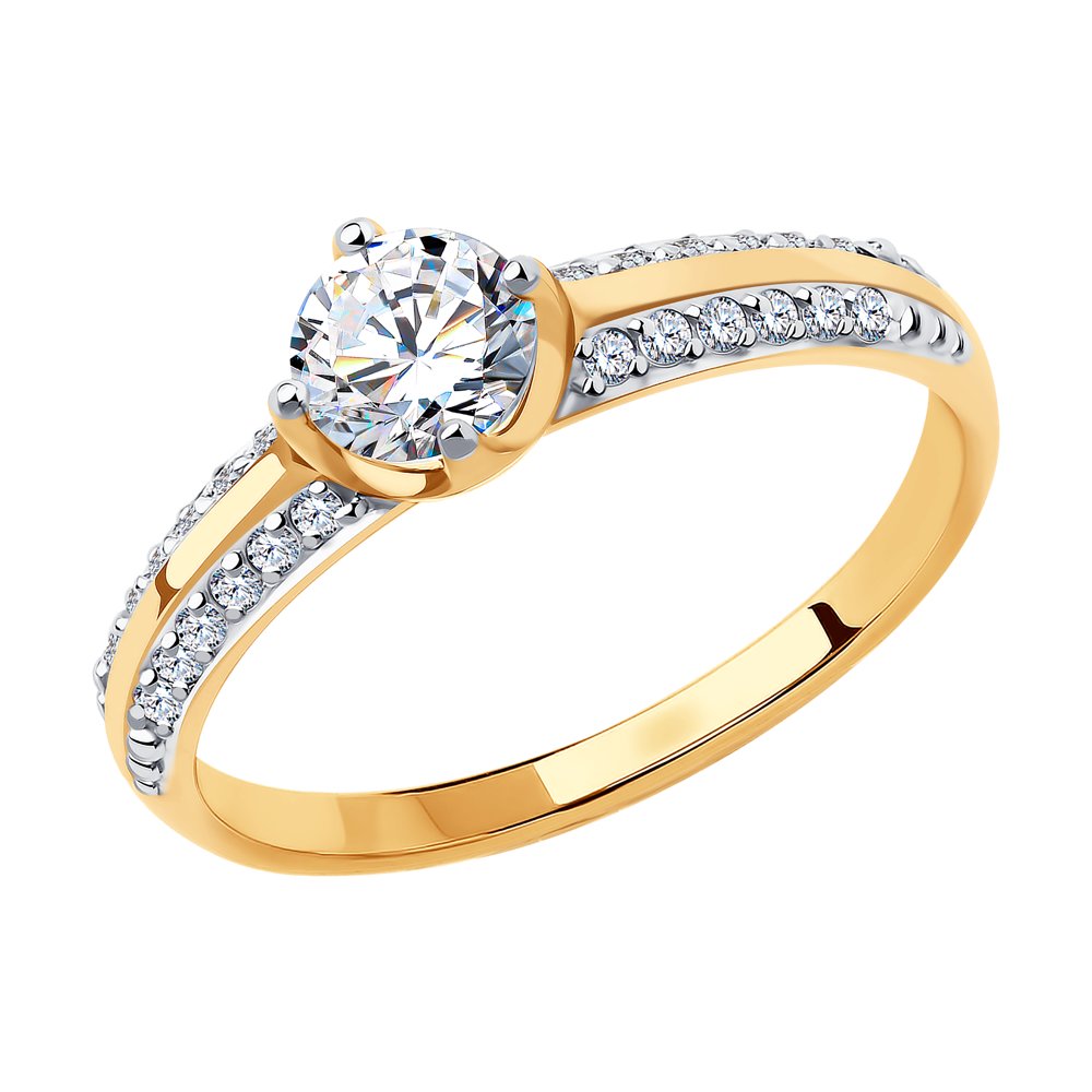 

Кольцо из золота р. , Diamant 51-110-00861-1, фианит, 51-110-00861-1