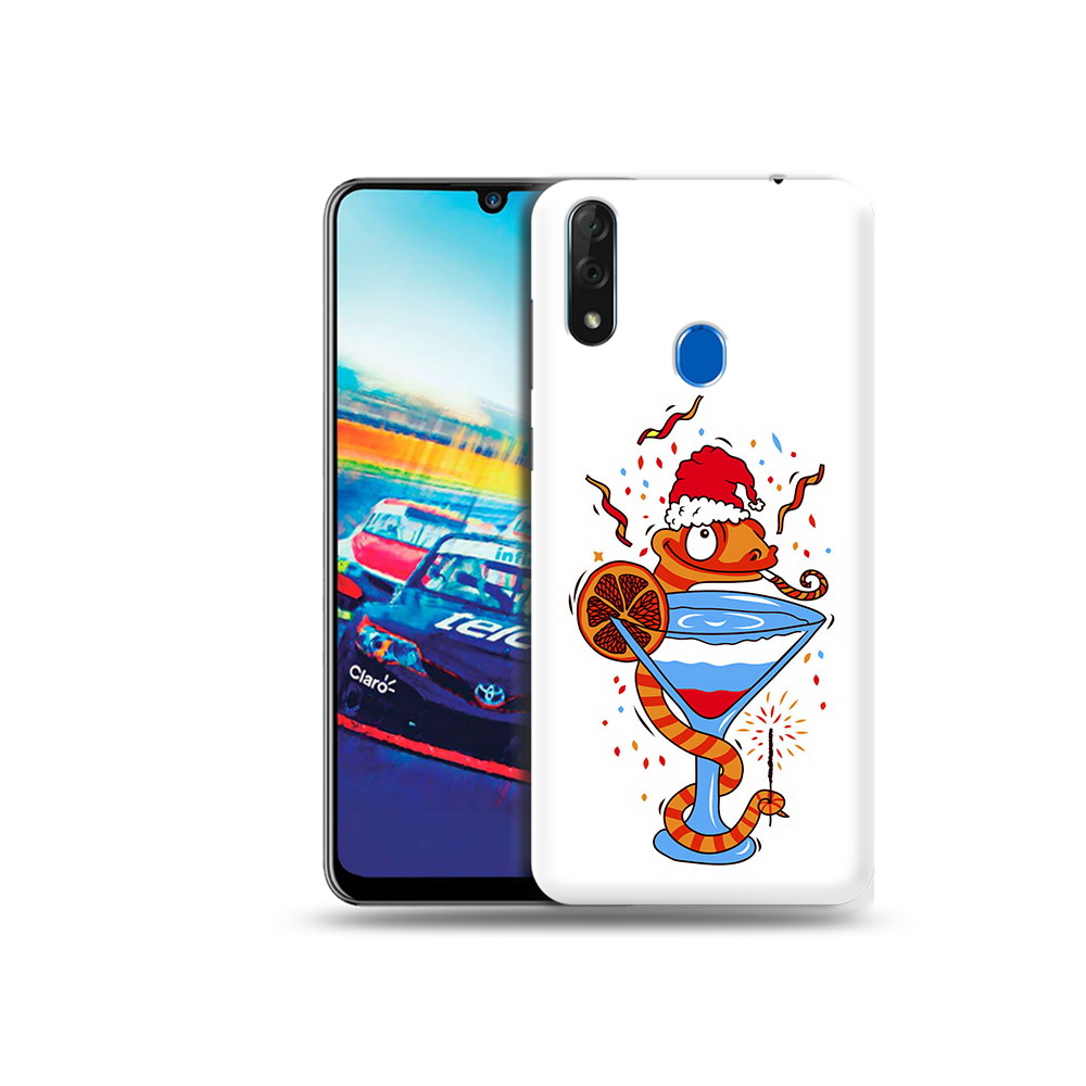 

Чехол MyPads Tocco для ZTE Blade V10 змейка (PT136503.455.364), Прозрачный, Tocco