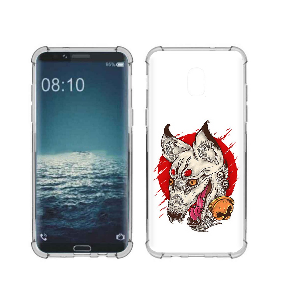 

Чехол MyPads Tocco для Samsung Galaxy J3 страшная собака (PT226926.574.627), Прозрачный, Tocco