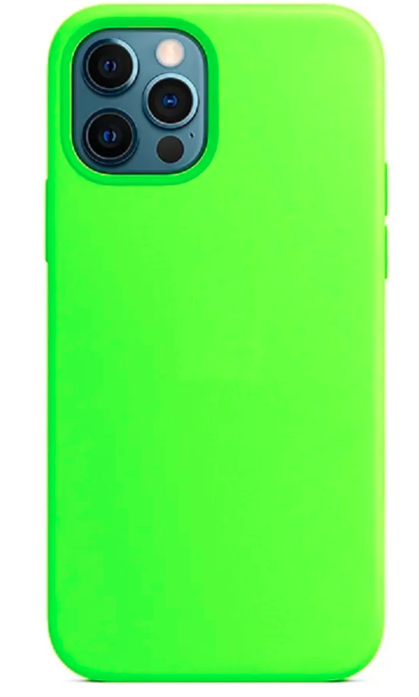 фото Чехол-накладка silicone case для apple iphone 13 pro , салатовый ntm