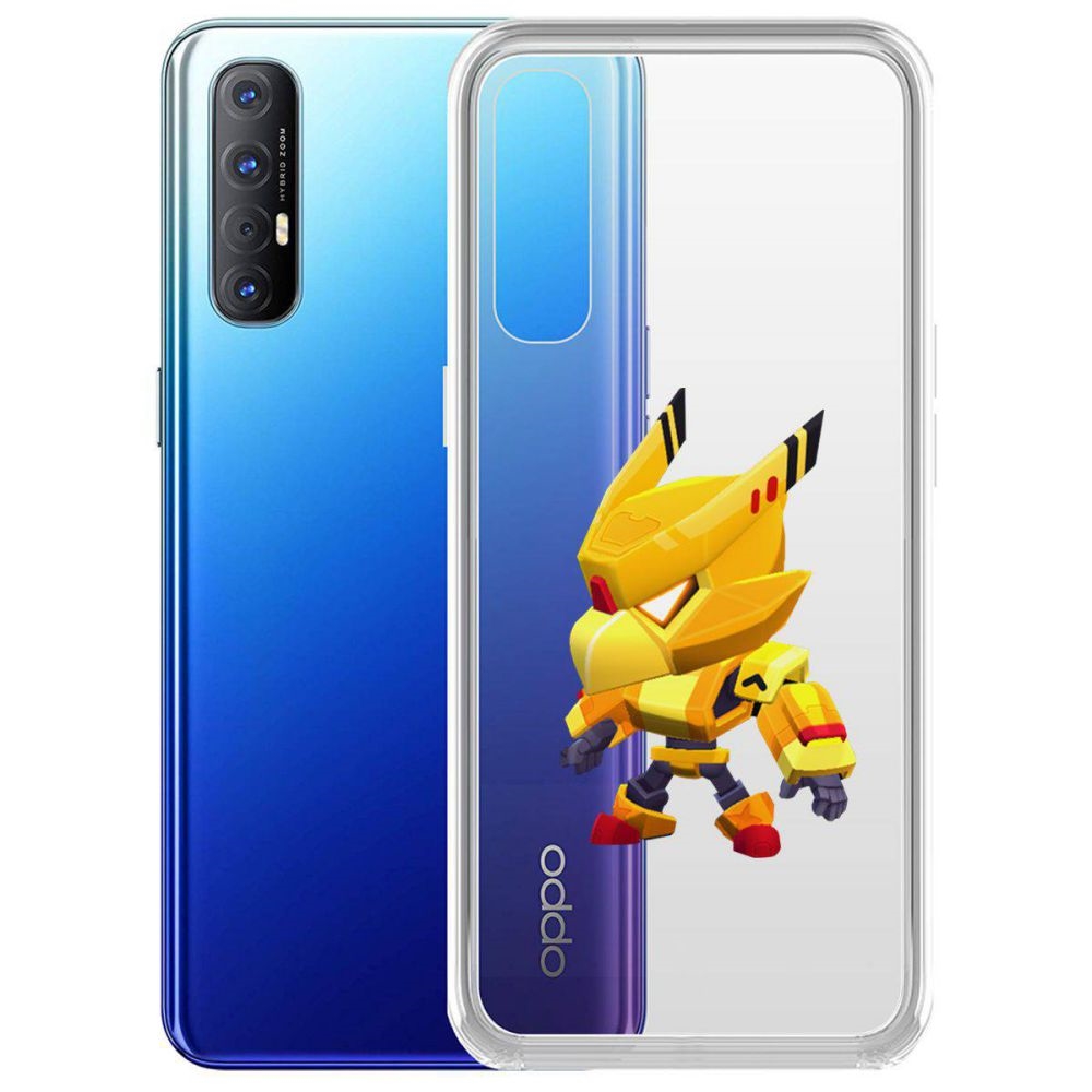 

Чехол-накладка Brawl Stars-Ворон Золотой Меха для Oppo Reno3 Pro