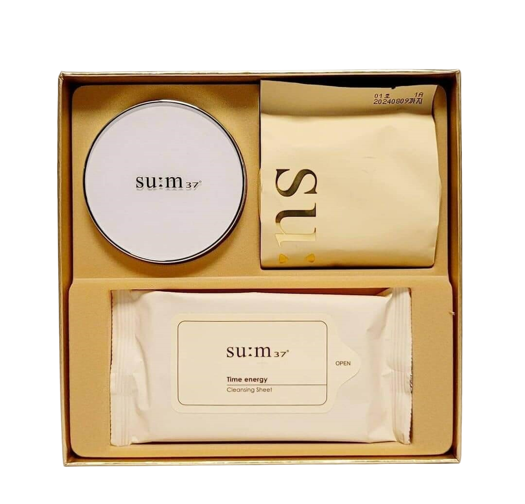 фото Su:m37 кушон. тон 01 dazzling moist cushion special set spf 50+/ pa +++