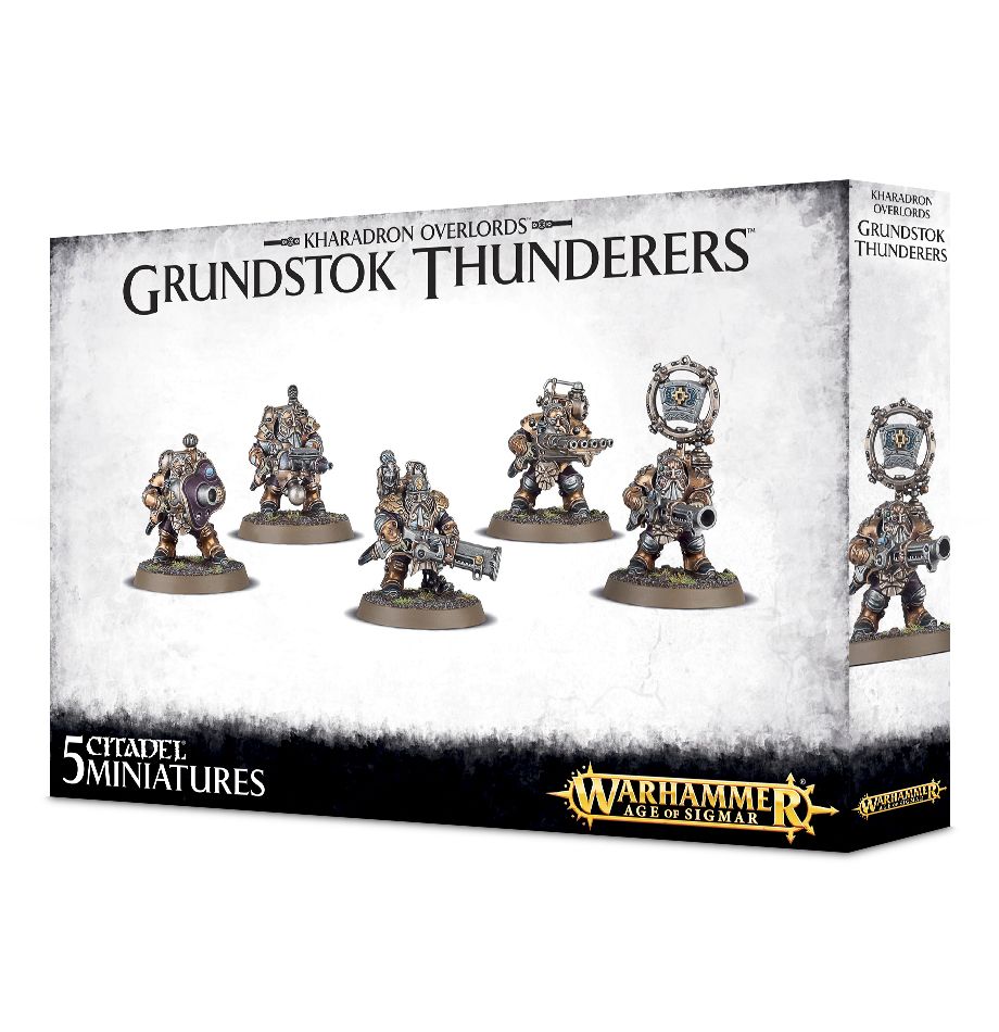 

Миниатюры для игры Games Workshop Warhammer Kharadron Overlords Grundstok Thunderers