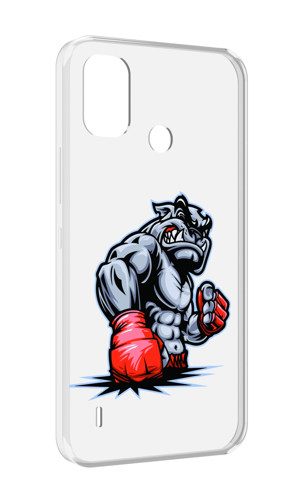 

Чехол MyPads собака-боксер для Itel A48, Прозрачный, Tocco