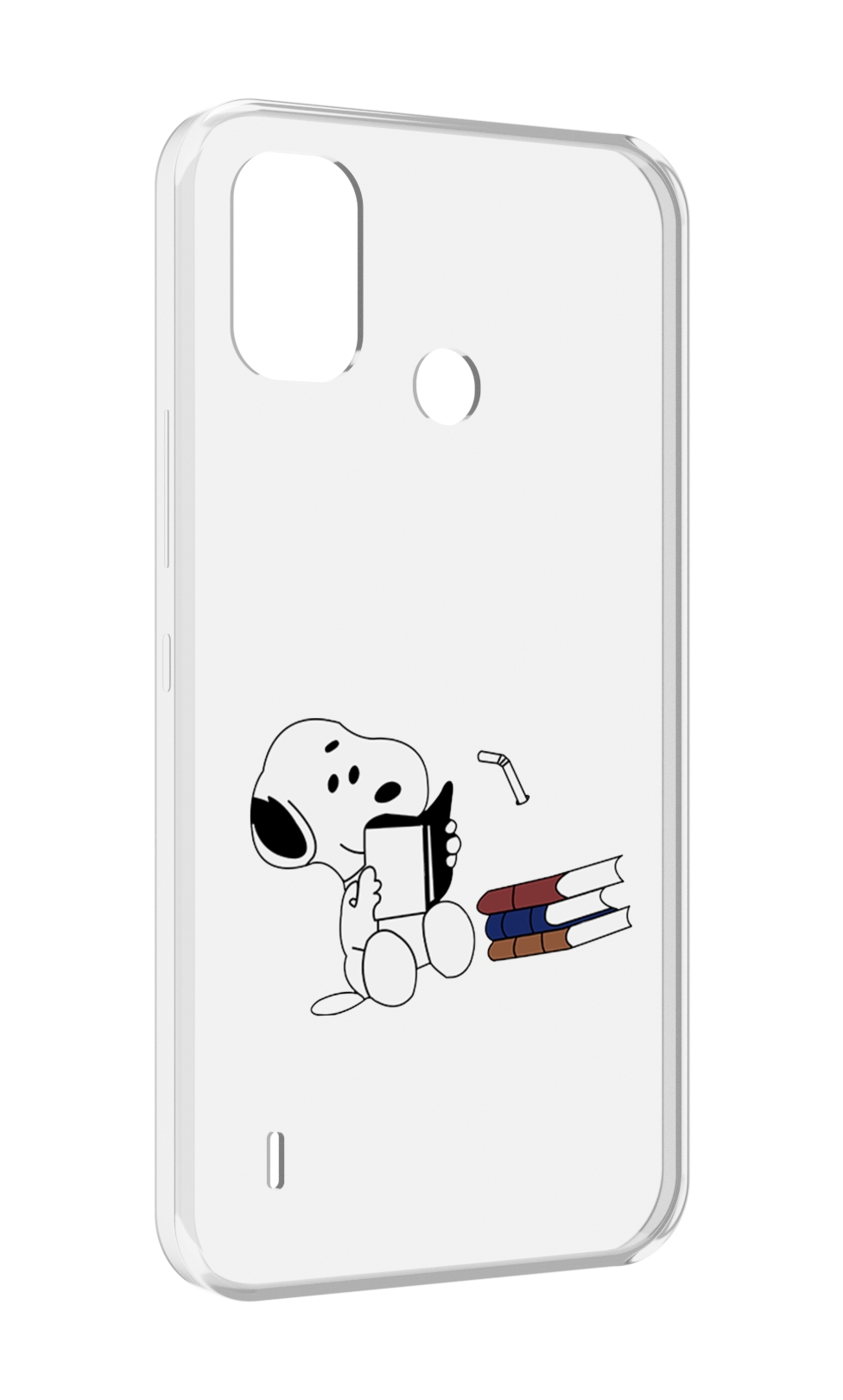 

Чехол MyPads собака-с-книжками для Itel A48, Прозрачный, Tocco