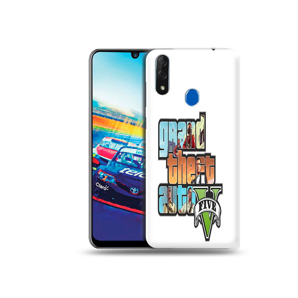 

Чехол MyPads Tocco для ZTE Blade V10 игра гта (PT136503.455.373), Прозрачный, Tocco
