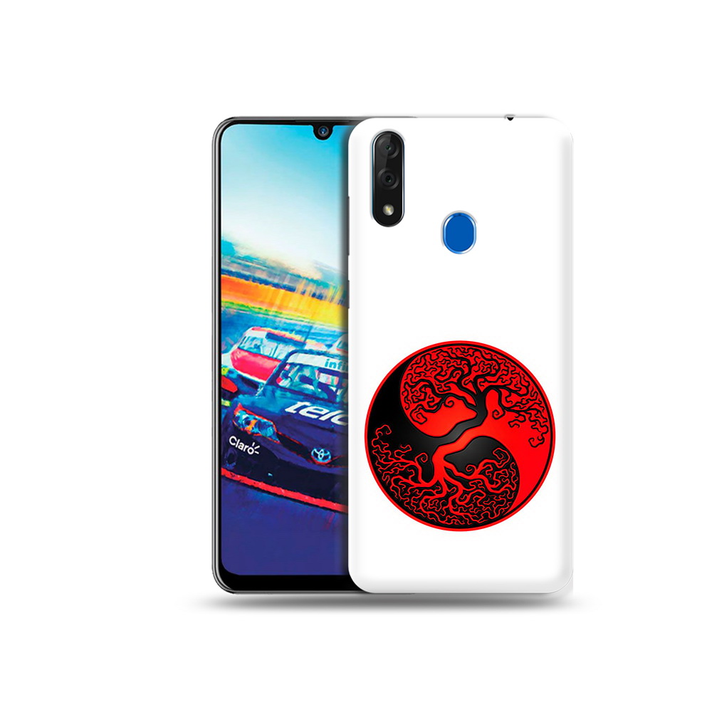 

Чехол MyPads Tocco для ZTE Blade V10 инь янь дерево (PT136503.455.379), Прозрачный, Tocco
