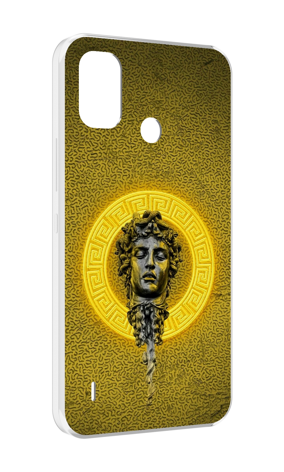 

Чехол MyPads статуя версачи для Itel A48, Прозрачный, Tocco