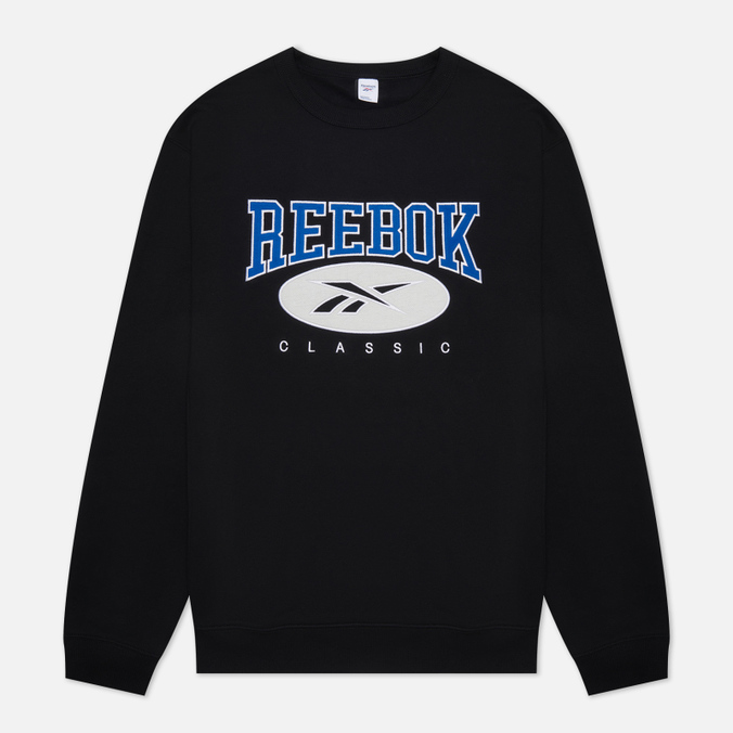 Мужская толстовка Reebok Archive Essentials Crew чёрный Размер XL 5399₽