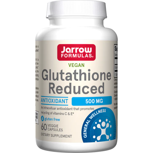 Jarrow Formulas Glutathione Reduced 500 mg (60 капсул) аминокислота глутатион