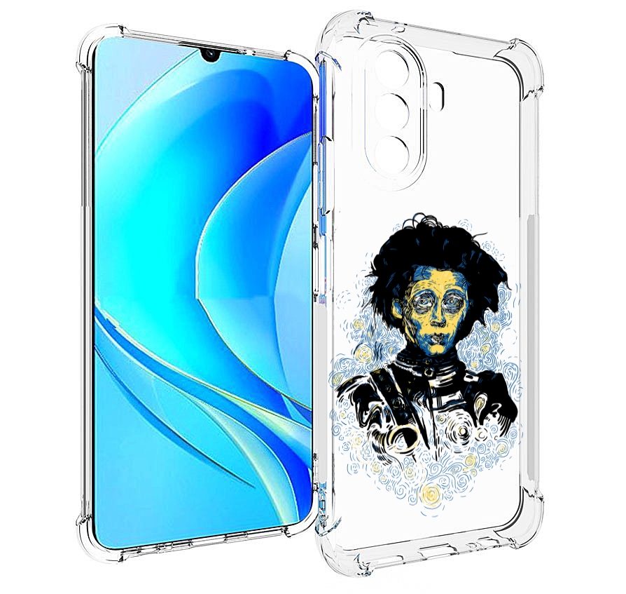 

Чехол MyPads парень черно-белый абстракция для Huawei Nova Y70 / Nova Y70 Plus, Прозрачный, Tocco