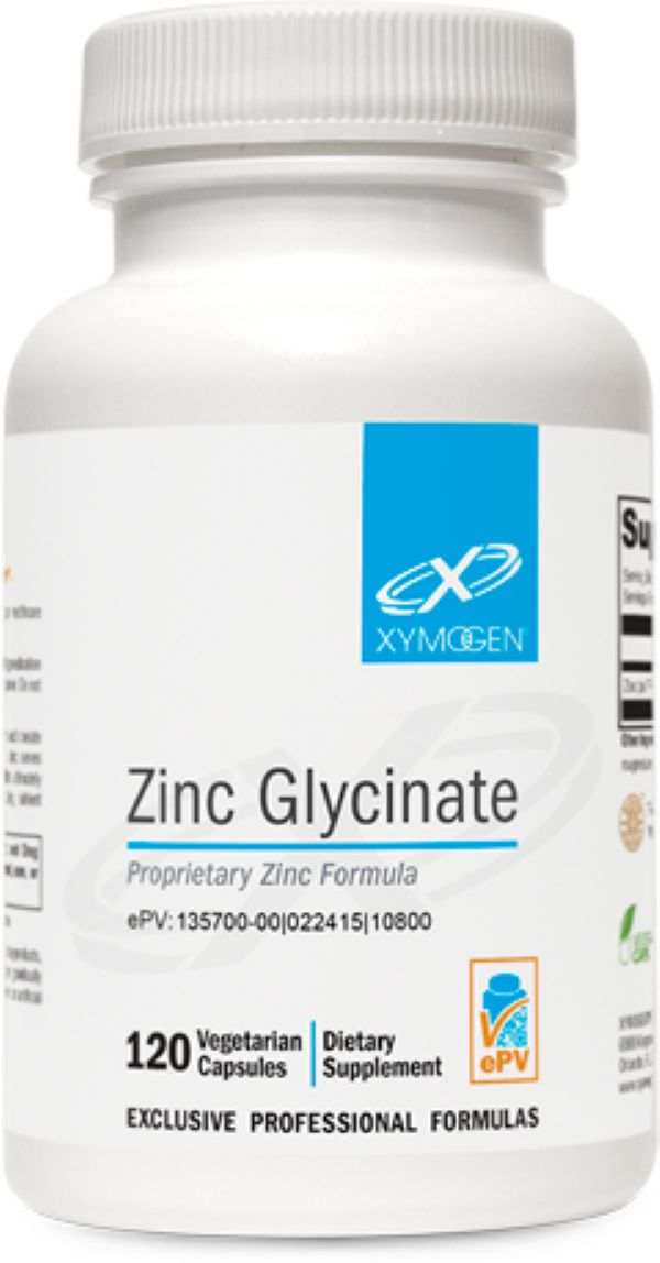 

Цинк XYMOGEN Zinc Glycinate капсулы 120 шт., Zinc Glycinate