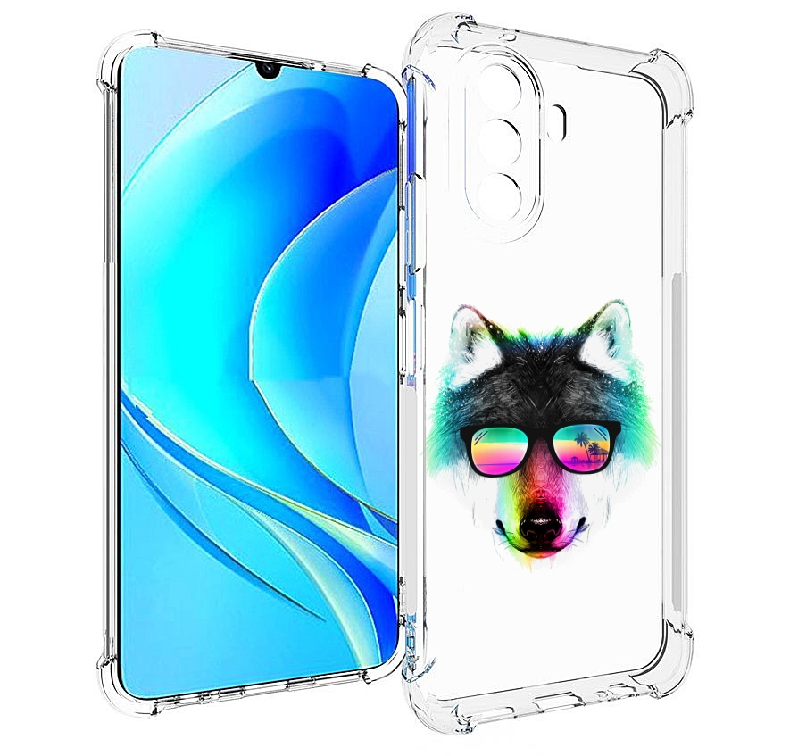 

Чехол MyPads радужный волк для Huawei Nova Y70 / Nova Y70 Plus (MGA-LX9N), Прозрачный, Tocco