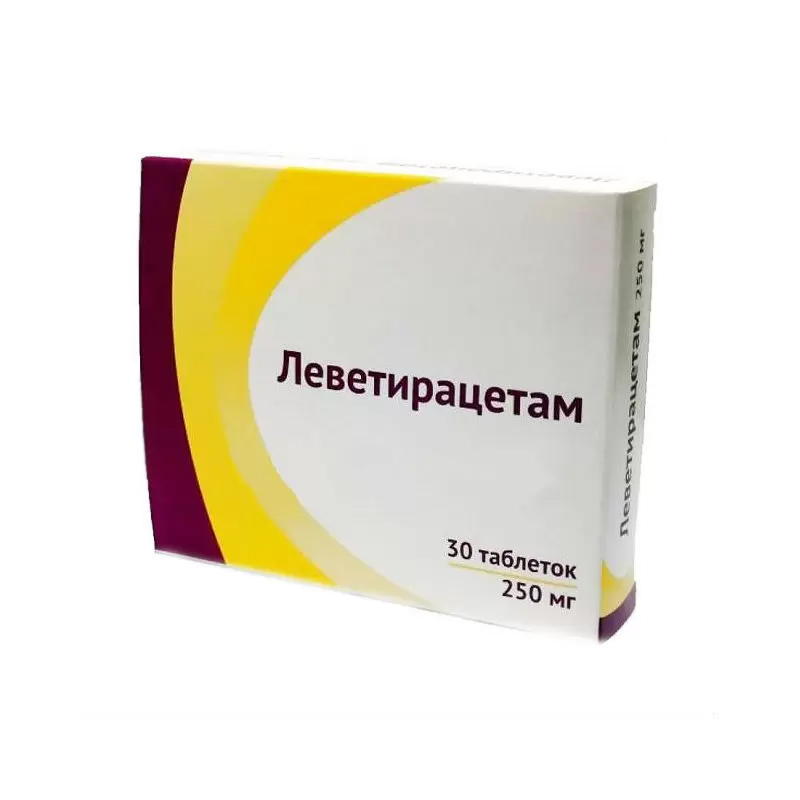 Купить Леветирацетам таблетки 250 мг 30 шт., Озон ООО