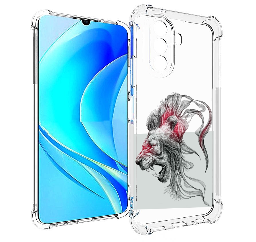 

Чехол MyPads разъяренный лев для Huawei Nova Y70 / Nova Y70 Plus (MGA-LX9N), Прозрачный, Tocco