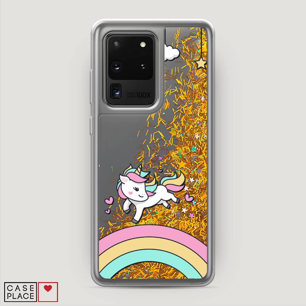 

Чехол Awog на Samsung Galaxy S20 Ultra "Единорог на радуге", Разноцветный, 29490-1