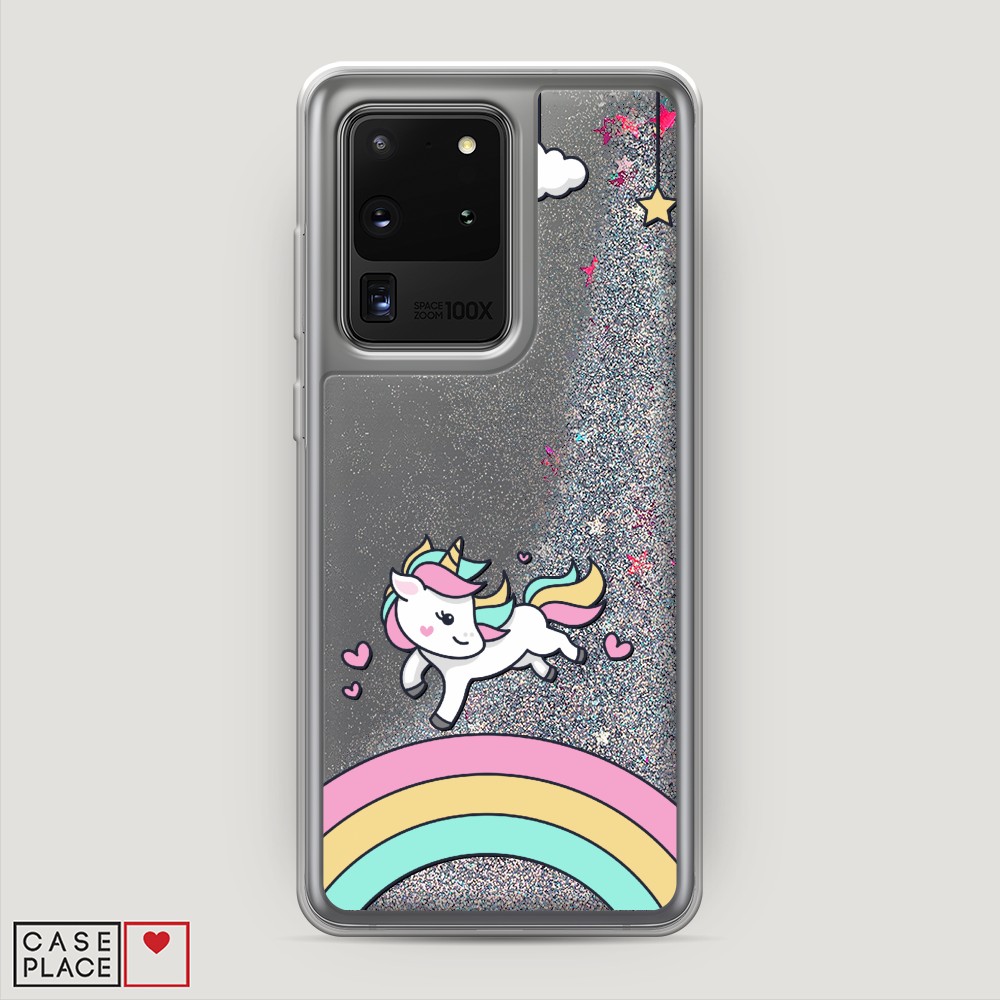 

Чехол Awog на Samsung Galaxy S20 Ultra "Единорог на радуге", Разноцветный, 29491-1