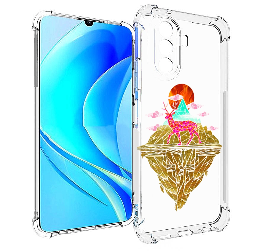 

Чехол MyPads розовый олень абстракция для Huawei Nova Y70 / Nova Y70 Plus (MGA-LX9N), Прозрачный, Tocco
