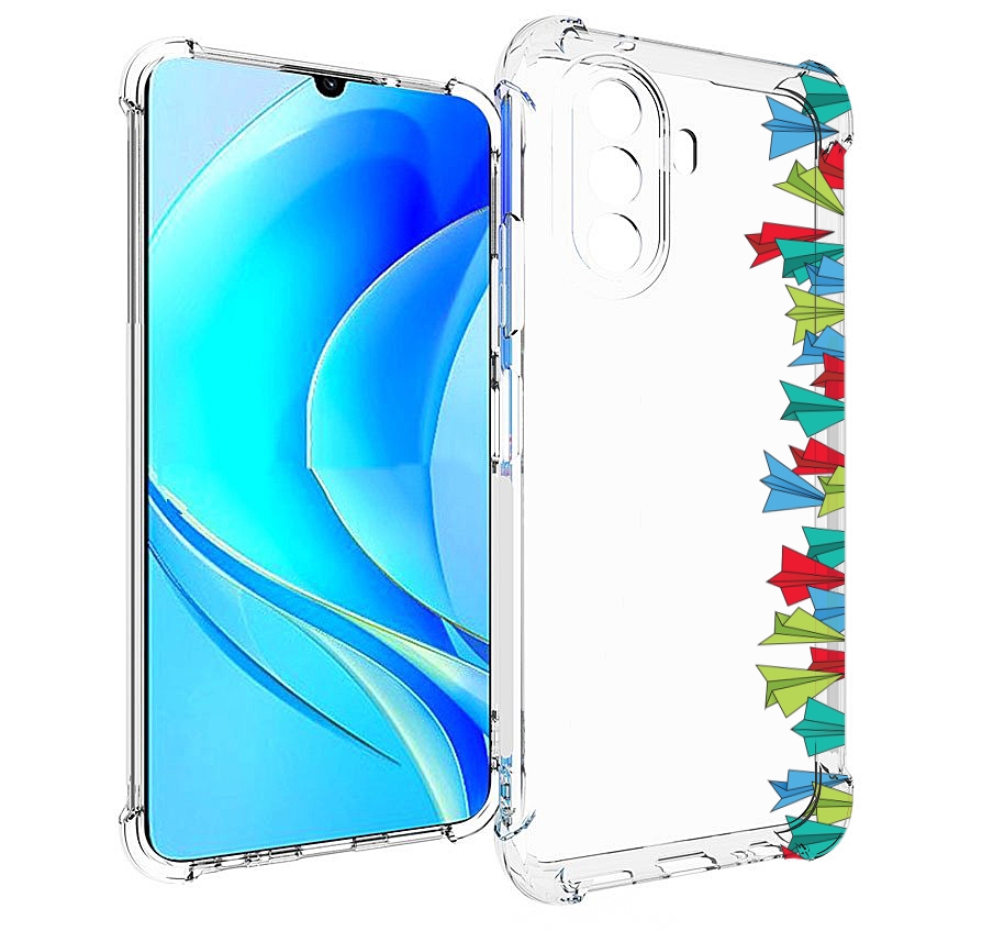 

Чехол MyPads самолетики из листочков для Huawei Nova Y70 / Nova Y70 Plus (MGA-LX9N), Прозрачный, Tocco