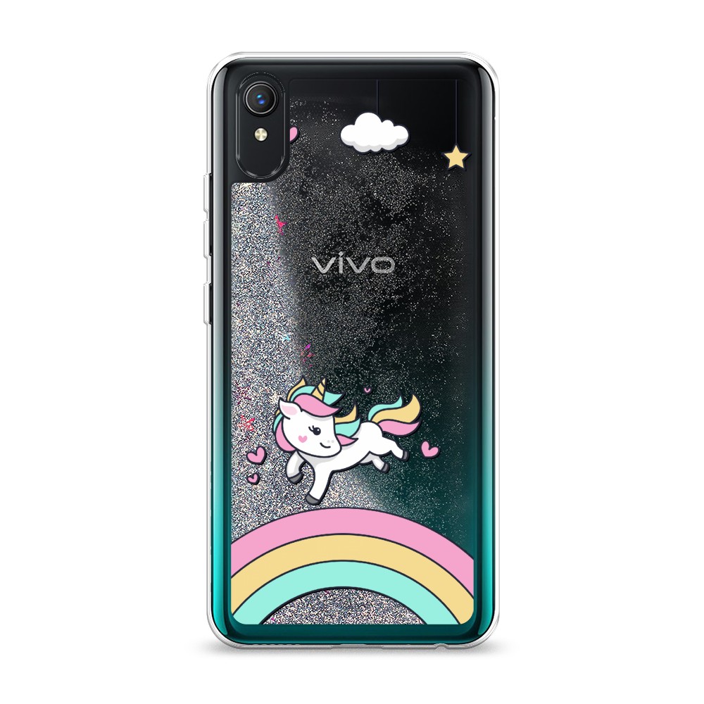 

Чехол Awog на Vivo Y91c/Y1s "Единорог на радуге", Разноцветный, 263291-1