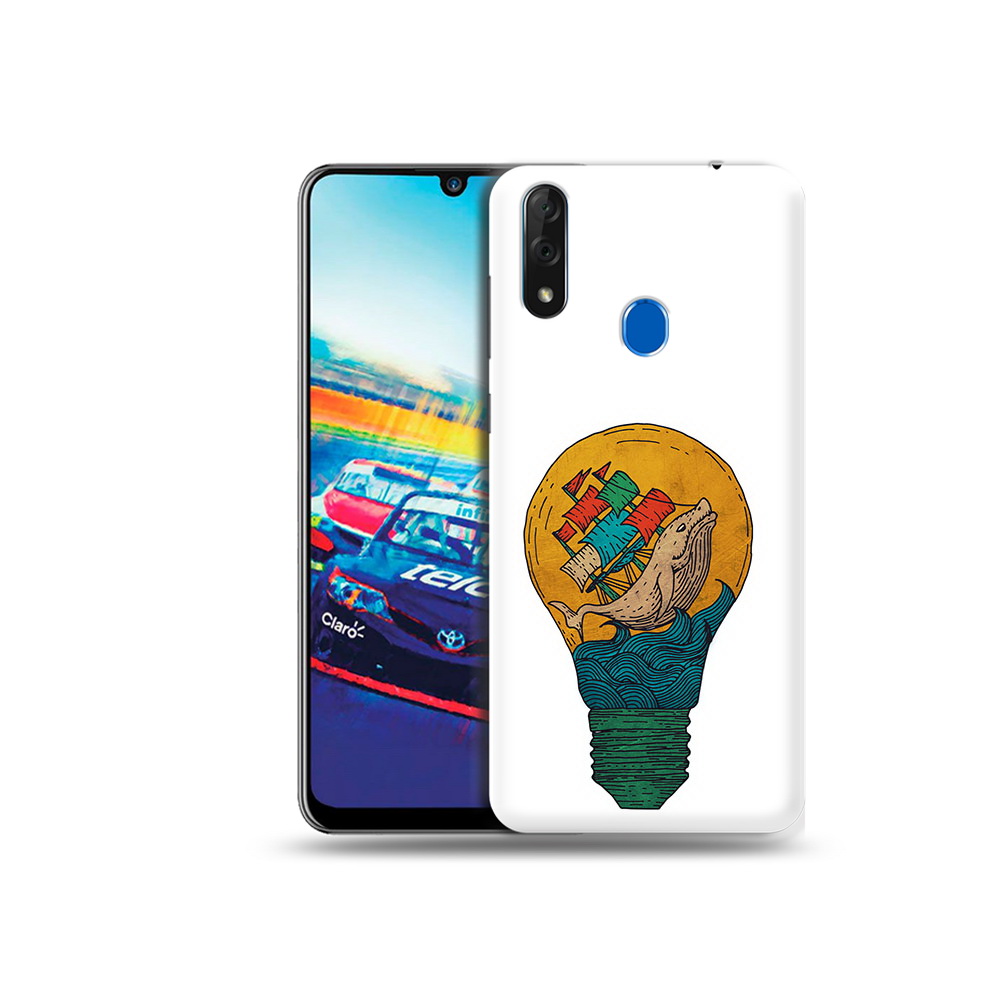 

Чехол MyPads Tocco для ZTE Blade V10 кит в лампочке с парусами (PT136503.455.387), Прозрачный, Tocco