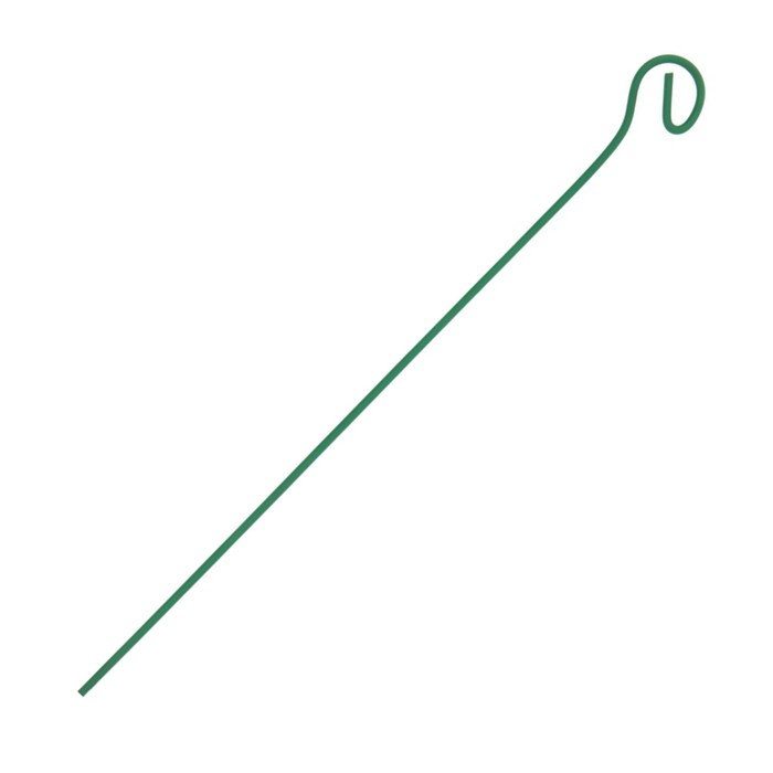 

Колышек для подвязки растений, h = 30 см, d = 0,3 см, проволочный, зелёный (10 шт), Зеленый