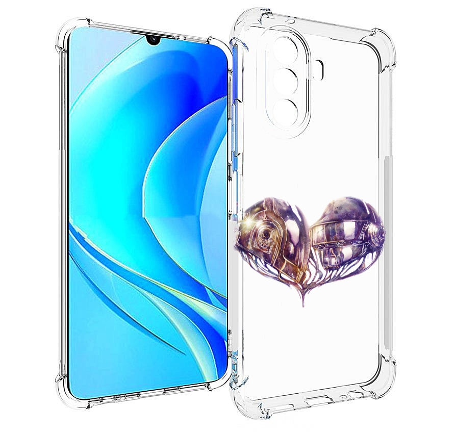 

Чехол MyPads сердце абстракция для Huawei Nova Y70 / Nova Y70 Plus (MGA-LX9N), Прозрачный, Tocco