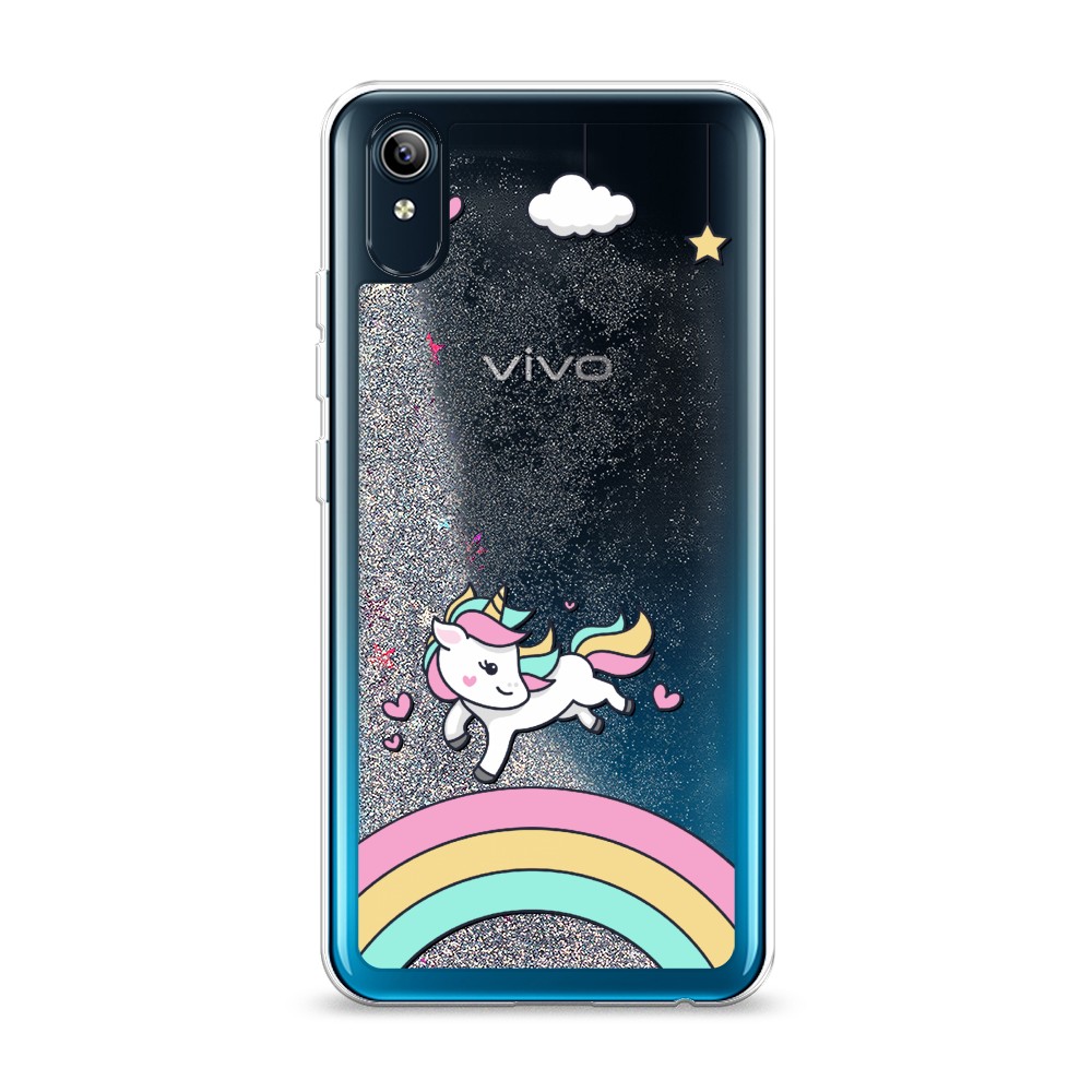 

Чехол Awog на Vivo Y91c/Y1s "Единорог на радуге", Разноцветный, 262891-1