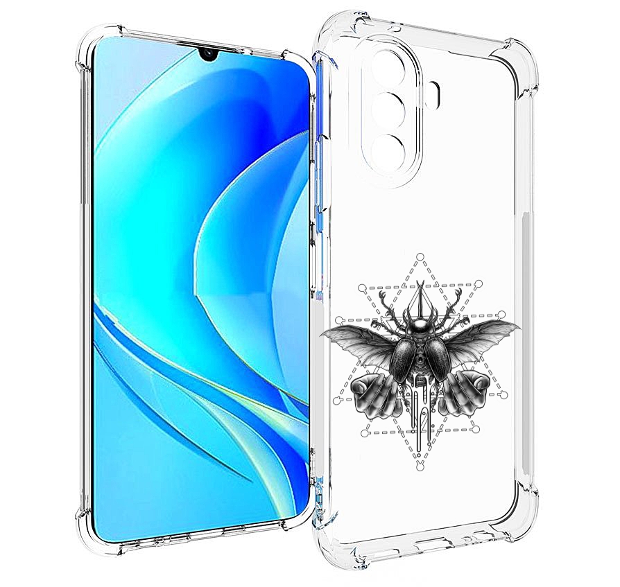 

Чехол MyPads скарабей для Huawei Nova Y70 / Nova Y70 Plus (MGA-LX9N) / Huawei Enjoy 50, Прозрачный, Tocco