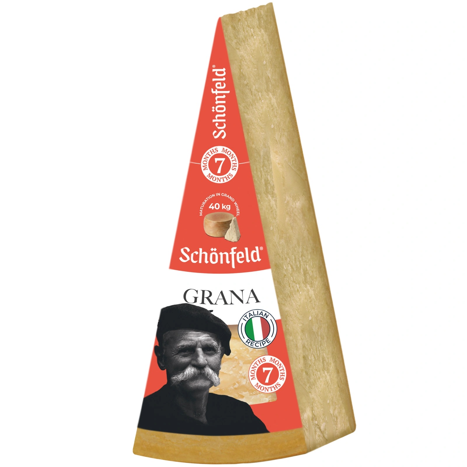 Сыр твердый Schonfeld Grana 43%
