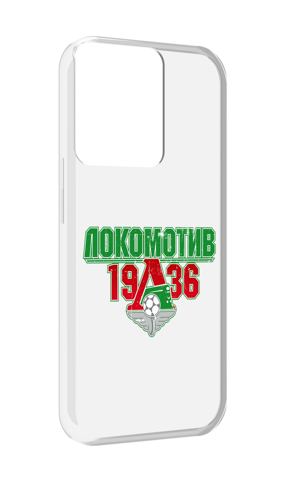 

Чехол MyPads ФК локомотив 1936 для OPPO Reno 8, Прозрачный, Tocco