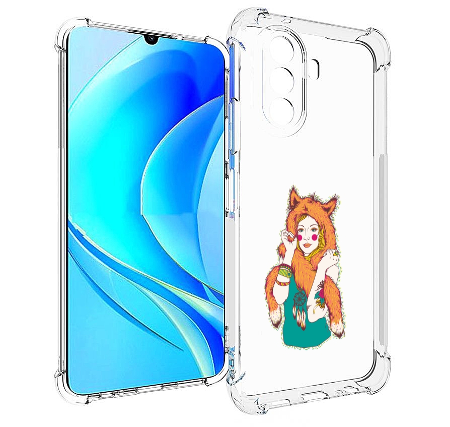 

Чехол MyPads Девушка лиса для Huawei Nova Y70 / Nova Y70 Plus (MGA-LX9N) / Huawei Enjoy 50, Прозрачный, Tocco