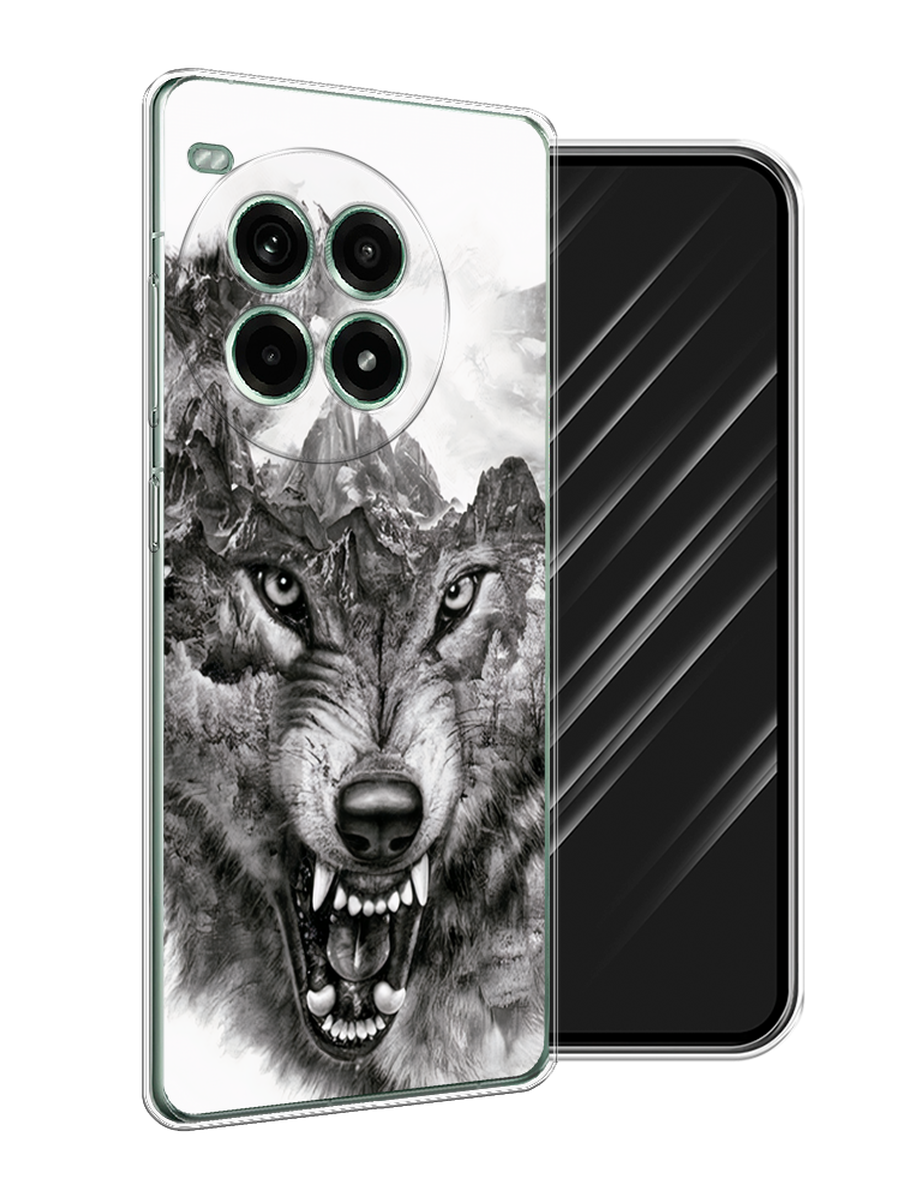 

Чехол Awog на OnePlus Ace 3 Pro "Волк в горах", Серый;белый;бежевый, 155150-1