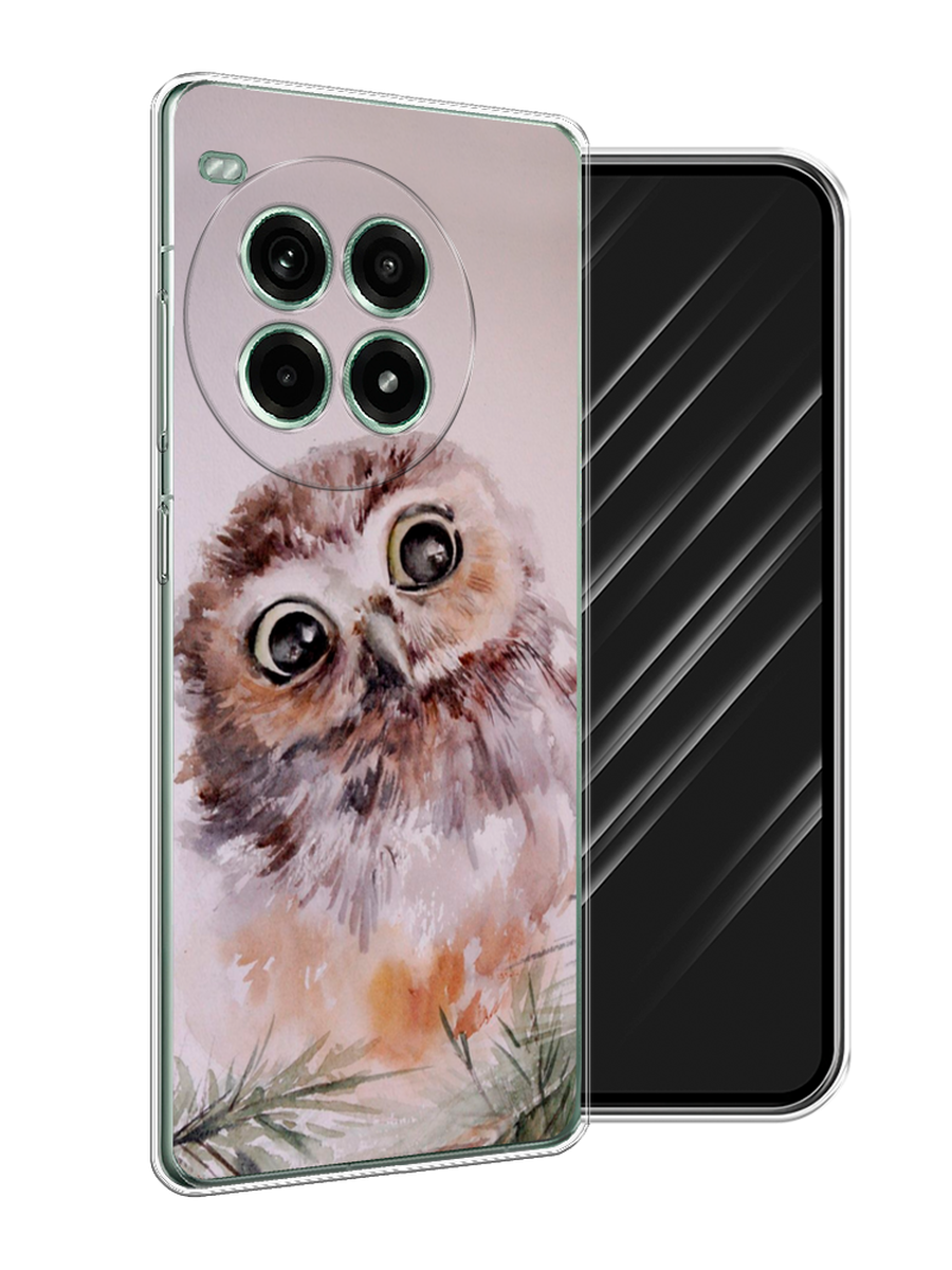 

Чехол Awog на OnePlus Ace 3 Pro "Сова на розовом", Розовый;коричневый, 155150-1