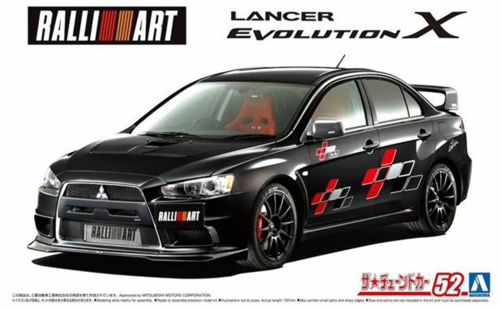 

Сборная модель Aoshima 1/24 Сборная модель Mitsubishi Lancer Evolution X RalliArt 07 05987