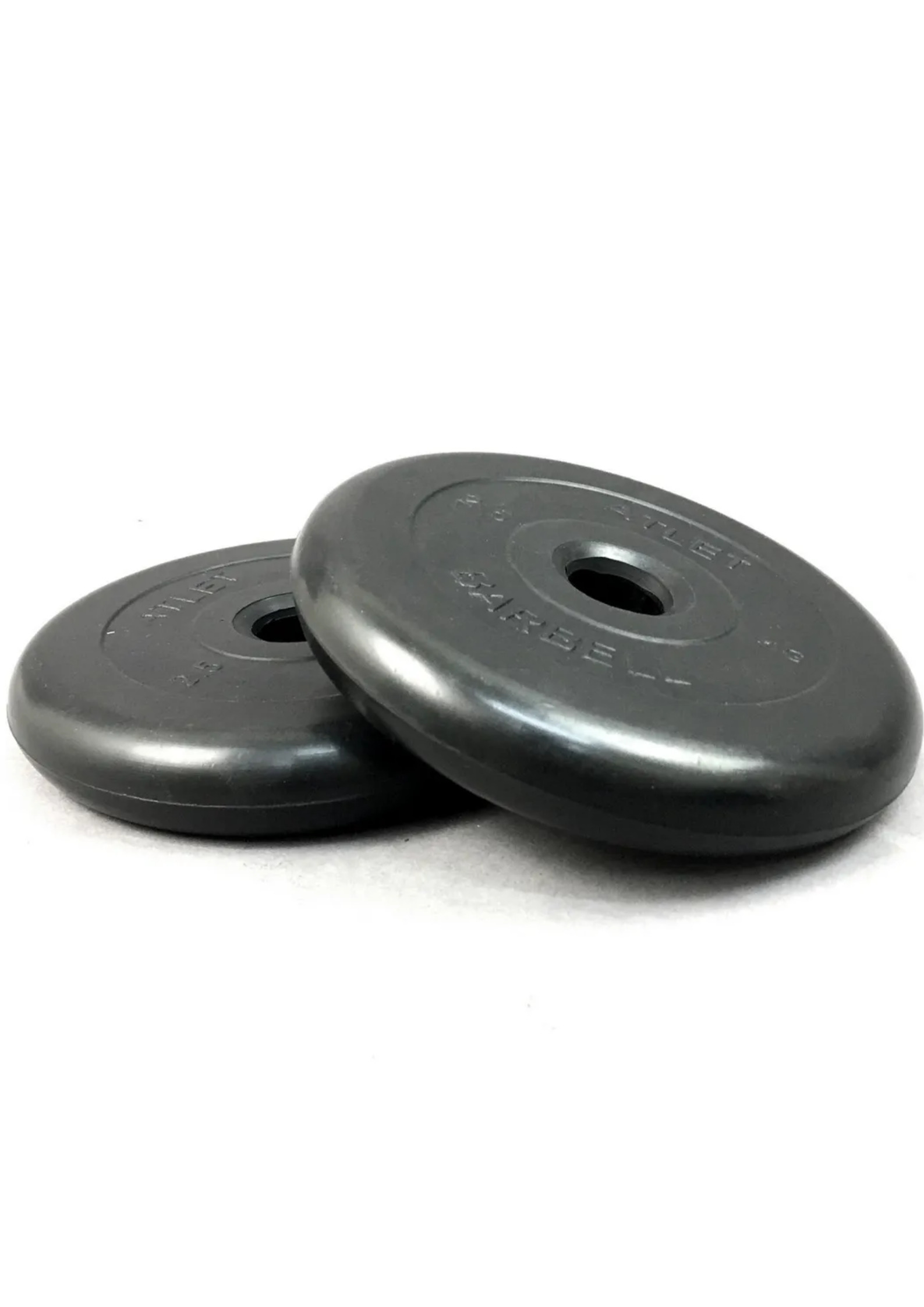 Комплект дисков MB Barbell Atlet 2 шт. по 2,5 кг, 26 мм черный