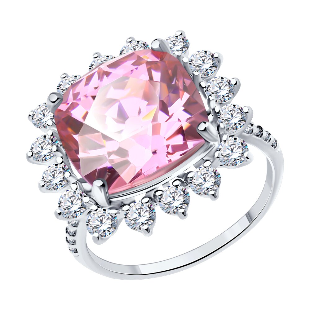 

Кольцо из серебра р. 18,5 SOKOLOV 94013866, фианит, 94013866
