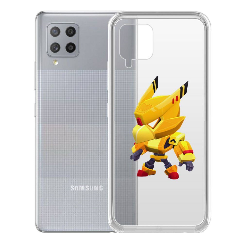 

Чехол-накладка Brawl Stars-Ворон Золотой Меха для Samsung Galaxy A42 5G (A426), Прозрачный