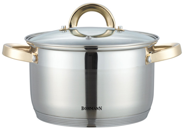 фото Кастрюля bohmann bh - 1420 g 20 см 3,9 л