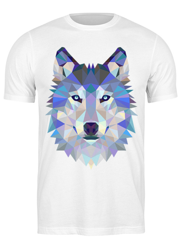 

Футболка мужская Printio Wolf (волк) белая XL, Белый, Wolf (волк)
