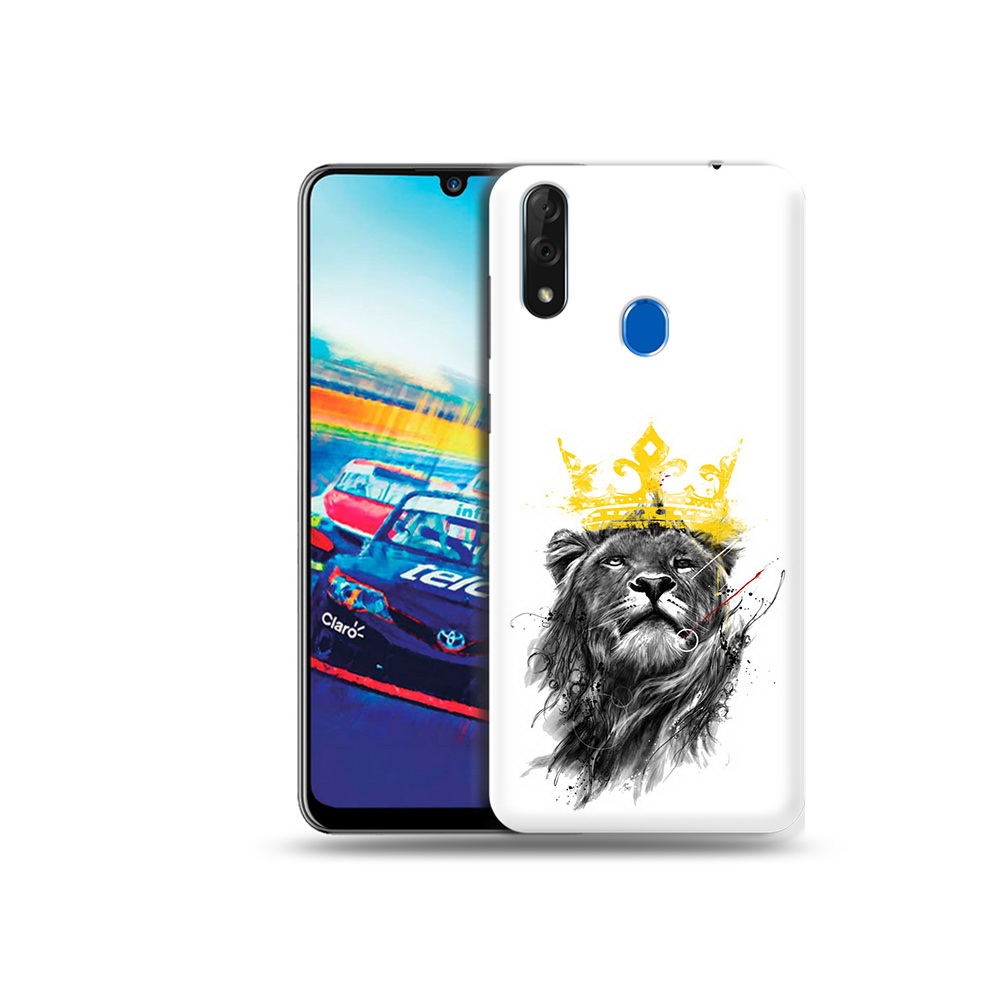 

Чехол MyPads Tocco для ZTE Blade V10 король-лев (PT136503.455.391), Прозрачный, Tocco